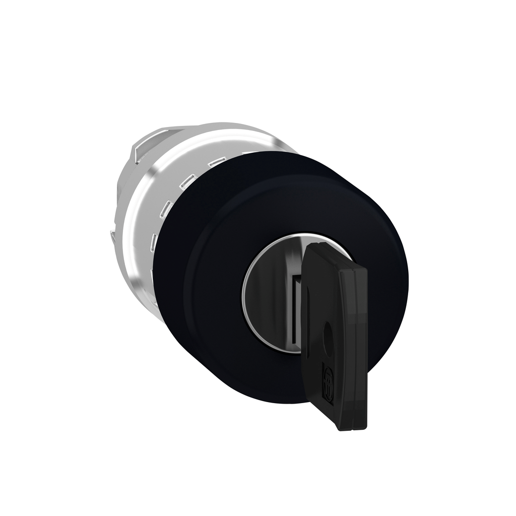 Harmony XB4 - tête bouton coup de poing - Ø30 - à clé 455 - noir