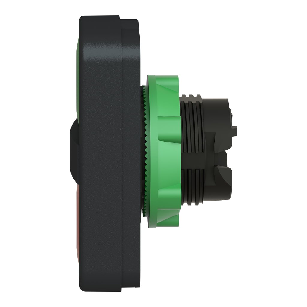 Harmony tête bouton-poussoir double touche Ø22 vert + rouge E S IP66, IP69 K