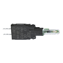 Harmony ZB6 - corps pour voyant - DEL intégrée - 110..120V - blanc