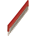 Pont enfichable - 20 points - pour bornes 4mm² - rouge