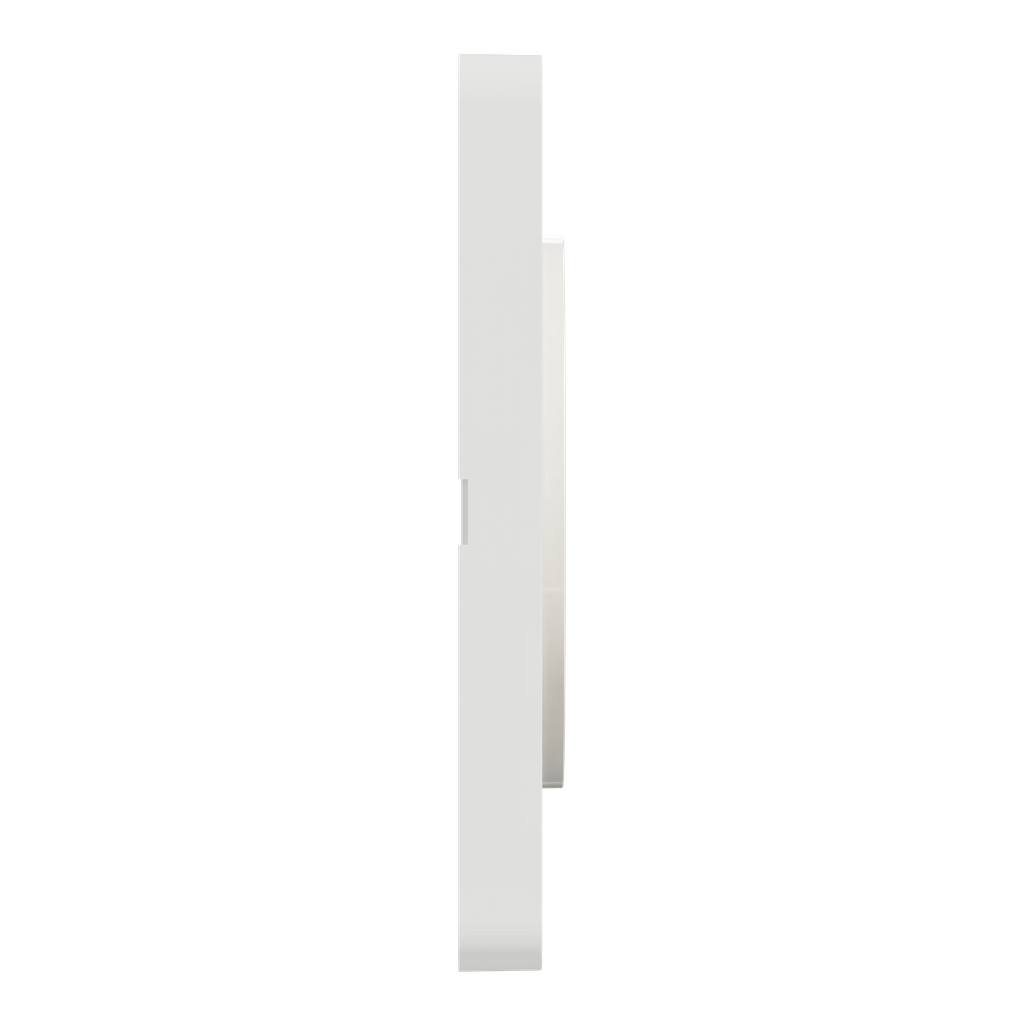 Odace 2011 Touch - plaque 1 poste bronze brossé - liseré blanc