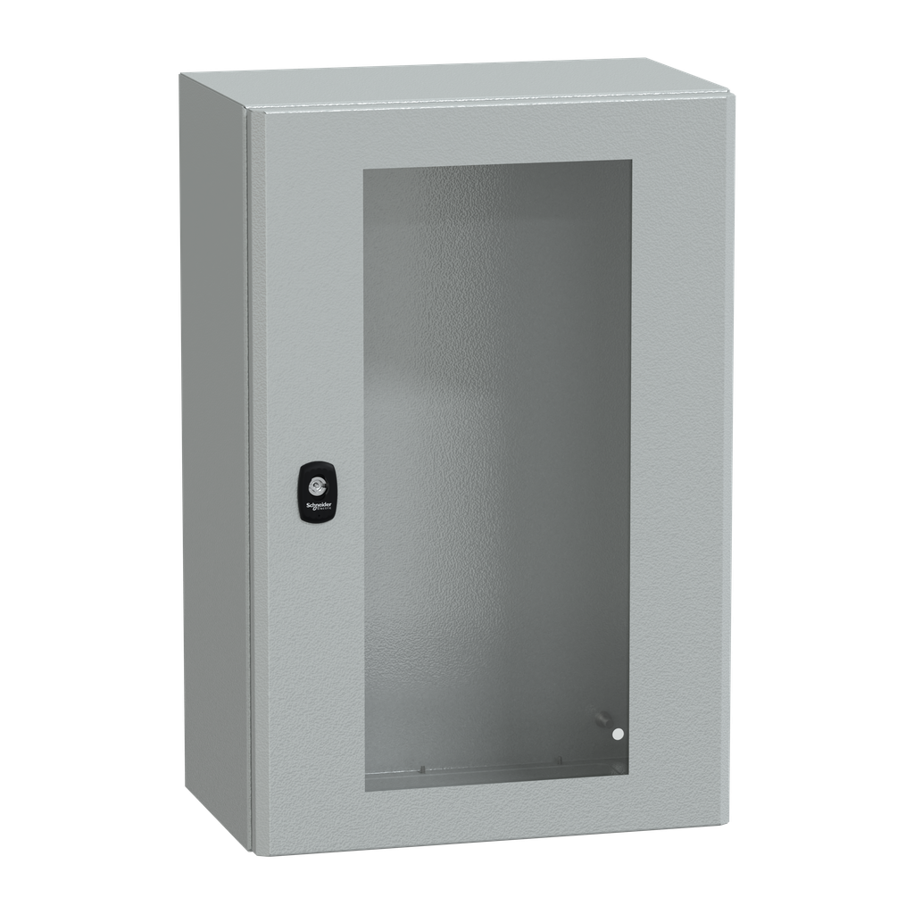 PanelSeT S3D - Enveloppe acier - H600xL400xP250 mm - porte vitrée