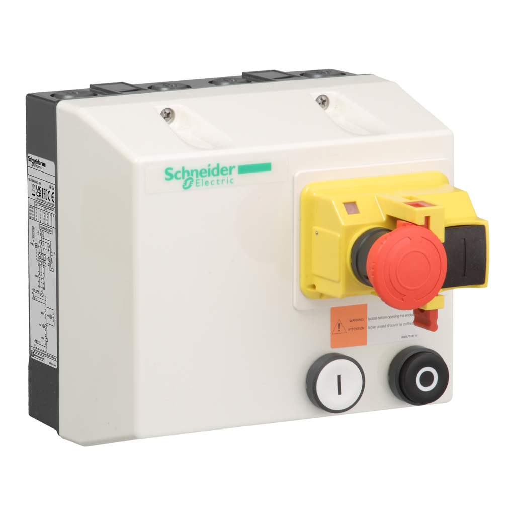 TeSys LJ7K - démarreur coffret étanche - 1 sens - 1,5kW - 380Vca - transfo 24V