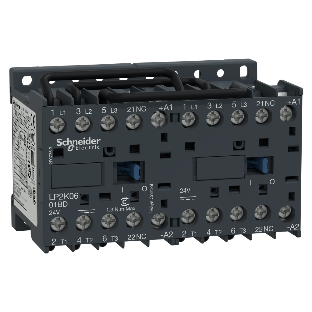 TeSys K - Inv 3p+o vis 24v dc