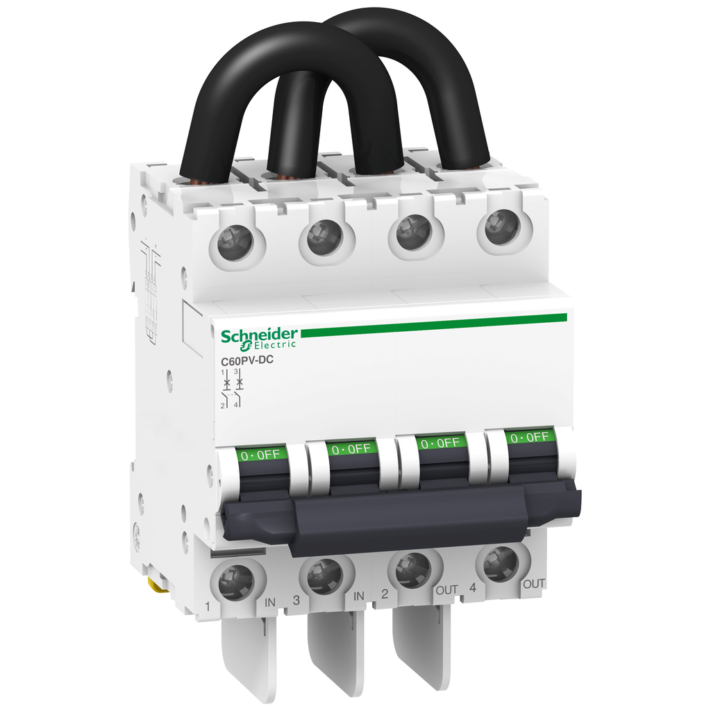 Acti9 PV - Disjoncteur photovoltaïque C60PV-DC 800VDC 16A 2P