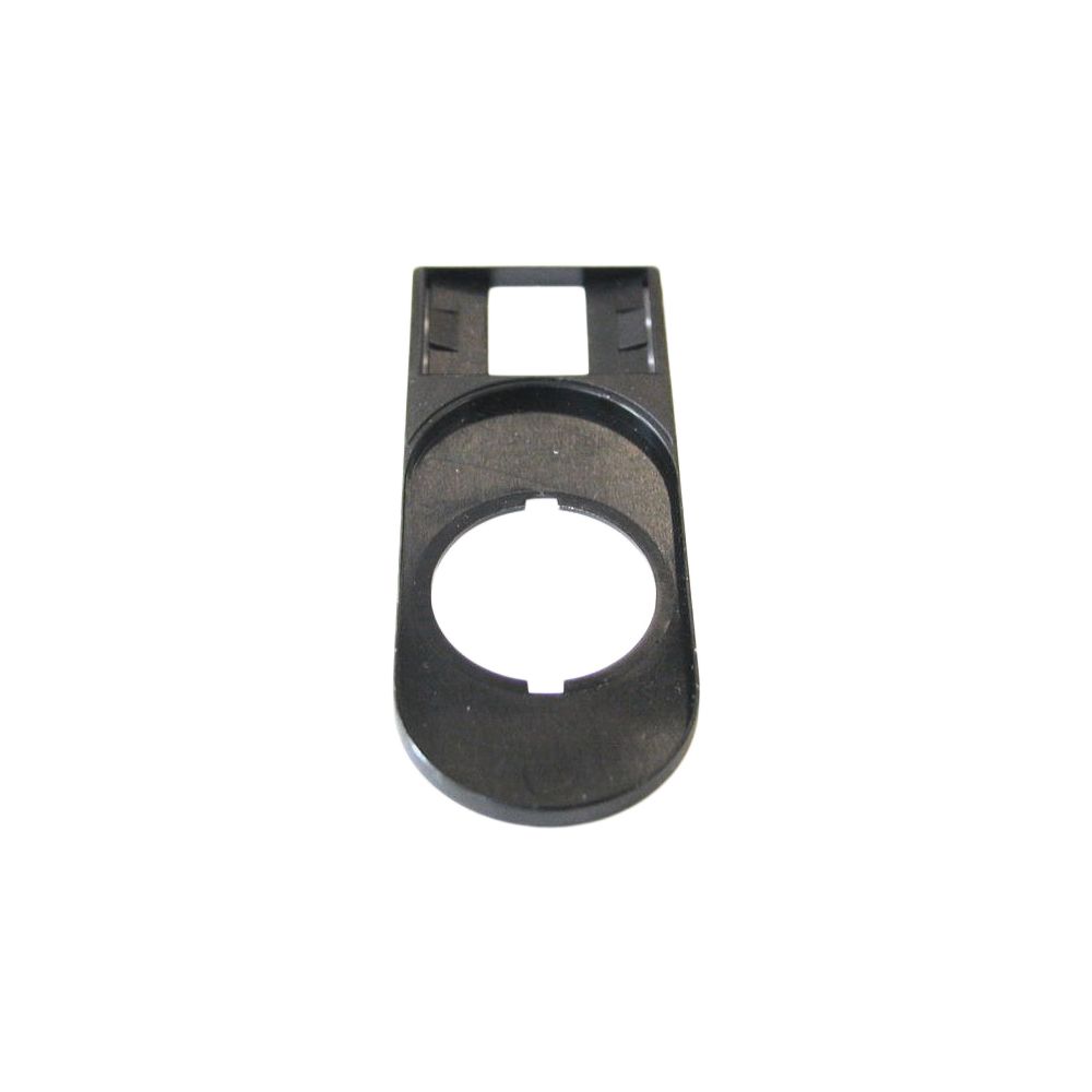 Porte-étiquette sans plaque, pour bouton-poussoir double