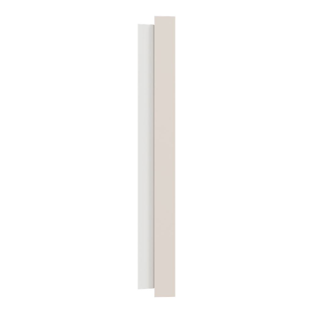 Odace - plaque de finition 2 postes - couleur Beige sable