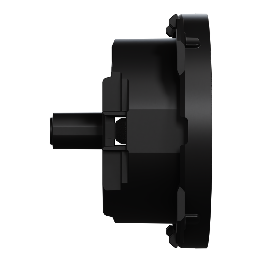 Odace - enjoliveur seul - pour prise affleurante - noir onyx