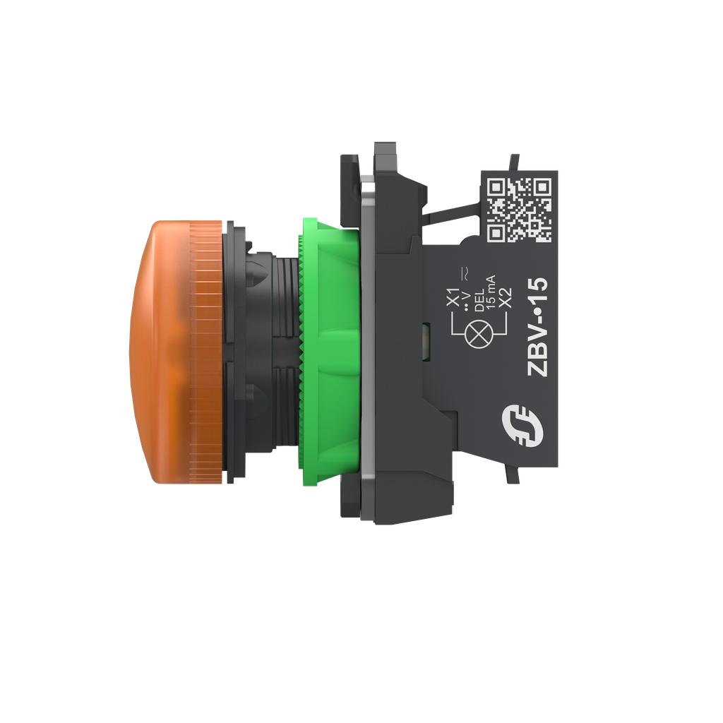 Harmony XB5 - voyant lumineux DEL - Ø22 - orange - 24V - Push In