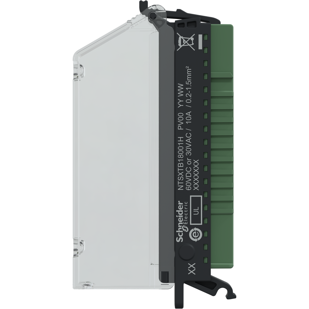 Edge I/O NTS Connecteur 18Pts à Vis 3,81mm AC Avec Capot - Durcie