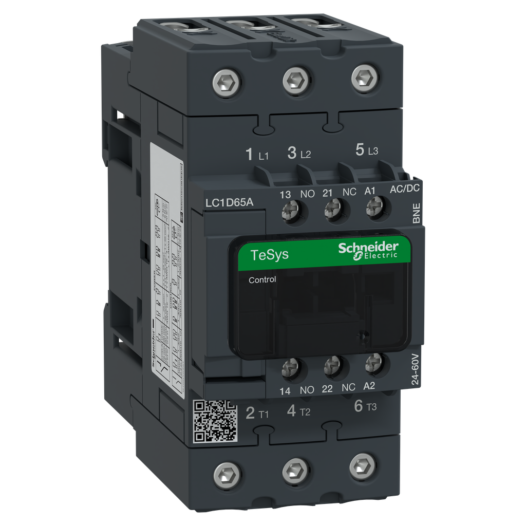 TeSys D - contacteur - 3P(3NO) - AC3 - inf= 440V 65A - 24 à 60Vca-cc - Everlink