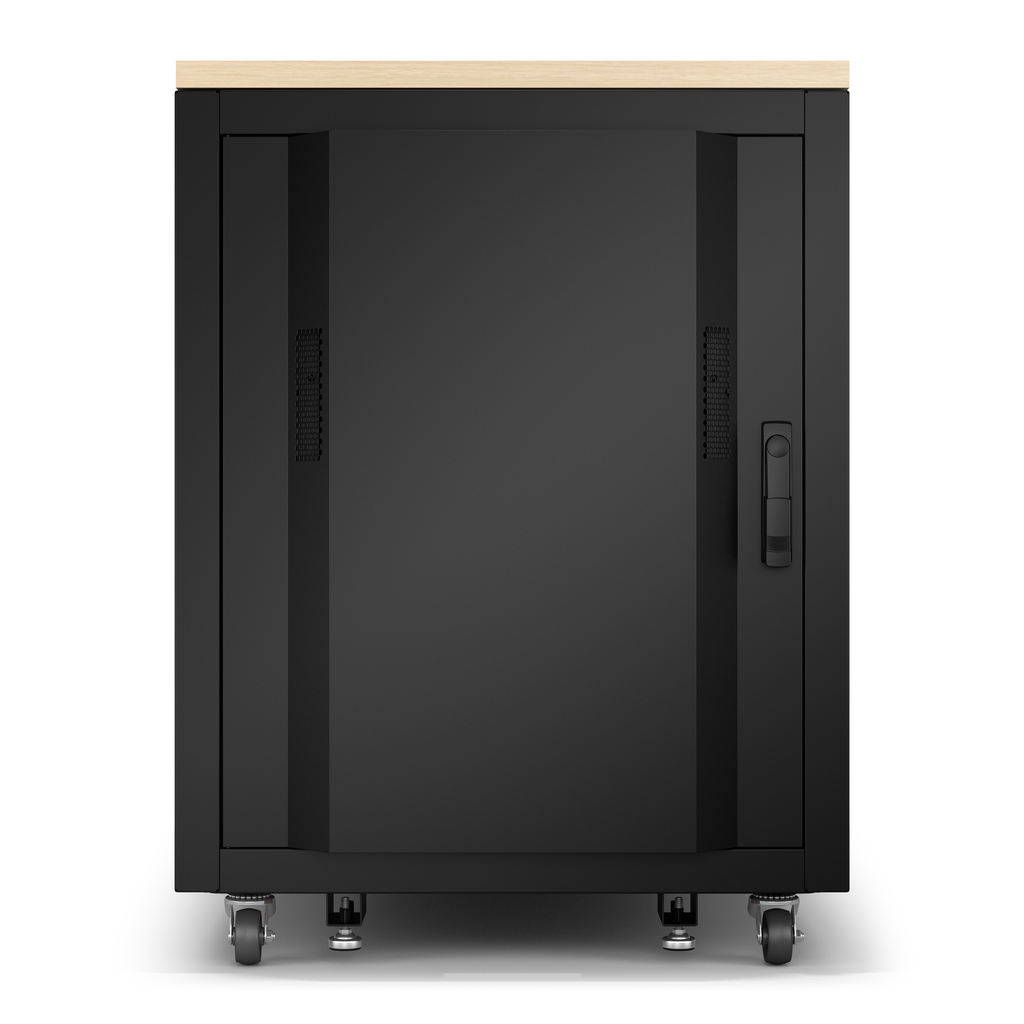 APC NetShelter - Rack informatique insonorisé - 17U - Finition Erable