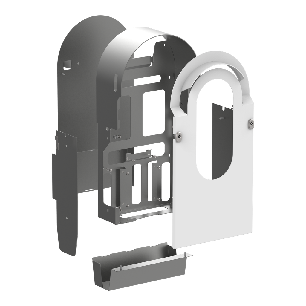 EVlink Pro AC - Kit metallique pour borne murale 1 point de charge