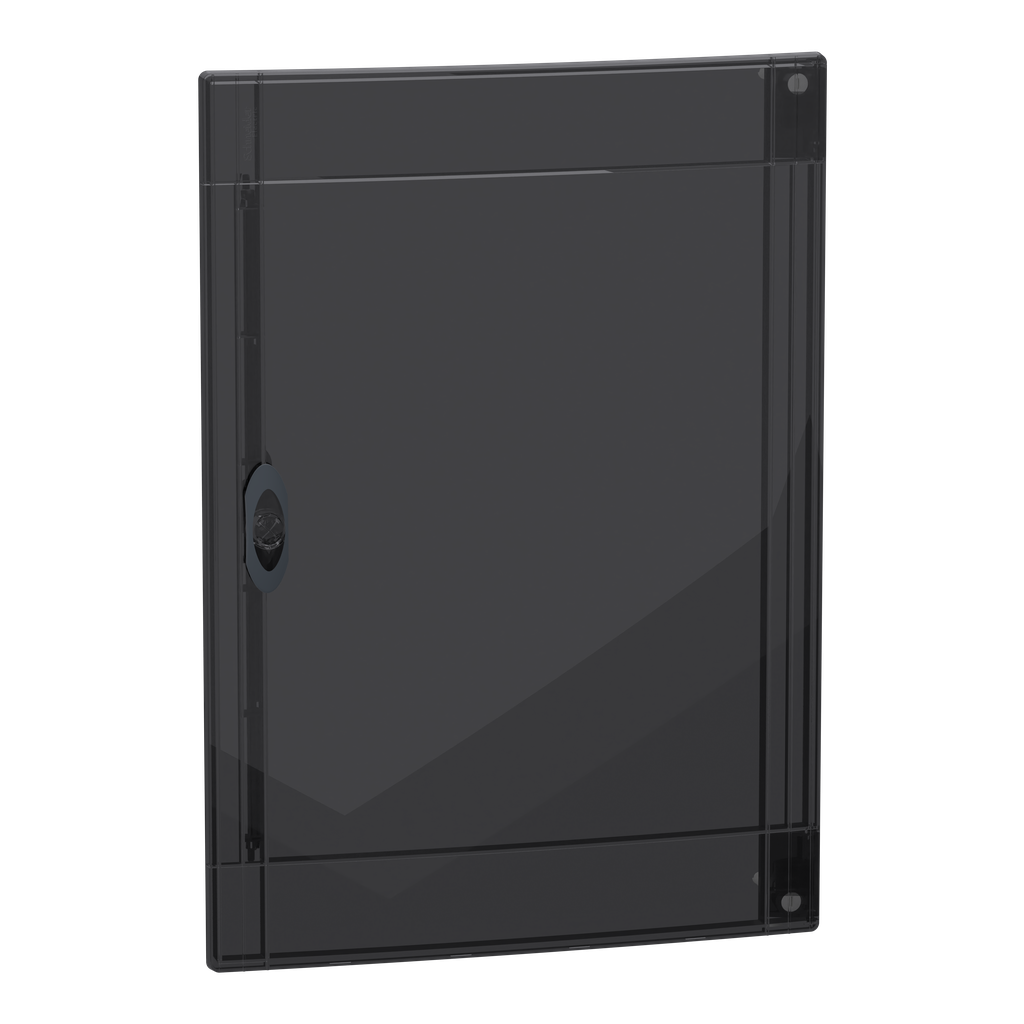 PrismaSeT XS - Porte fumée RAL9003 pour coffret encastré 3 rangées 18 modules