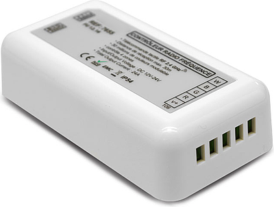 CONTROLEUR RADIO FREQUENCE 4 ZONES RGB + BLC 12-24V DC