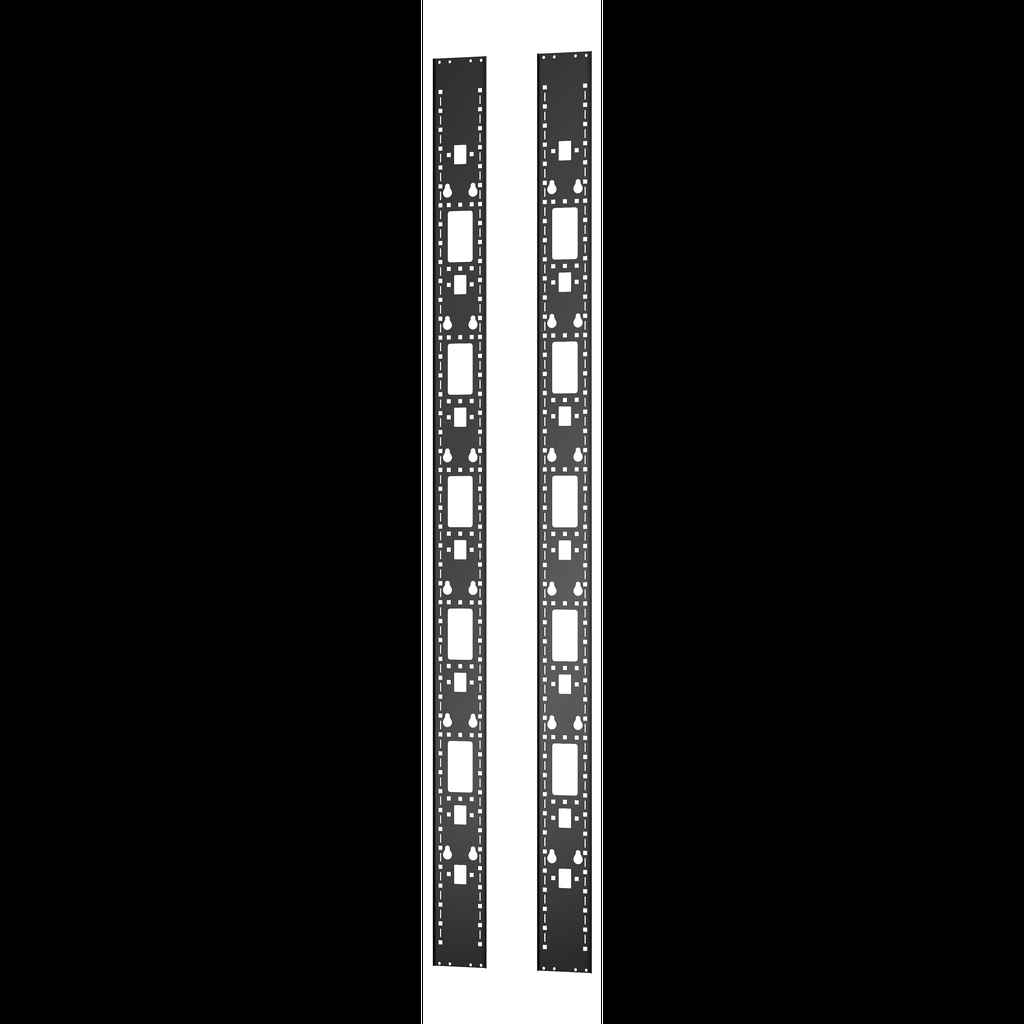 Support d'accessoires Easy Rack vertical 0U, pour 48U, quantité 2