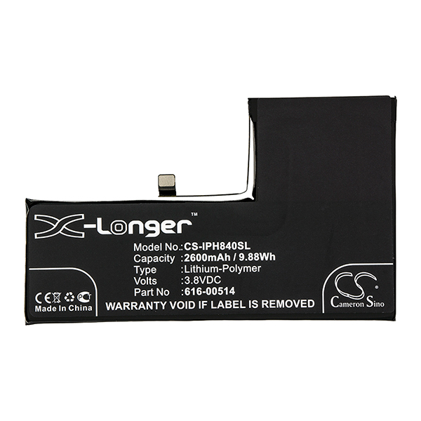 Batterie(s) Batterie téléphone portable pour iPhone XS 3.8V 2642mAh