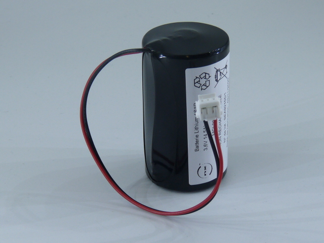 Pack(s) Batterie lithium ER34615M 3.6V 14.5Ah Molex Sherlock