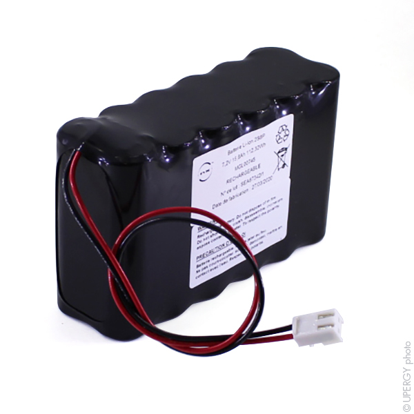 Pack(s) Batterie Li-Ion 12x 18650 2S6P ST2 7.2V 15.6Ah JST VH