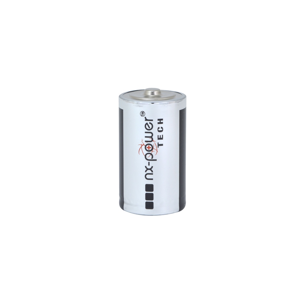 Blister(s) x 2 Pile alcaline blister x2 LR20 - D Nx-Power Tech 1.5V 18.4Ah