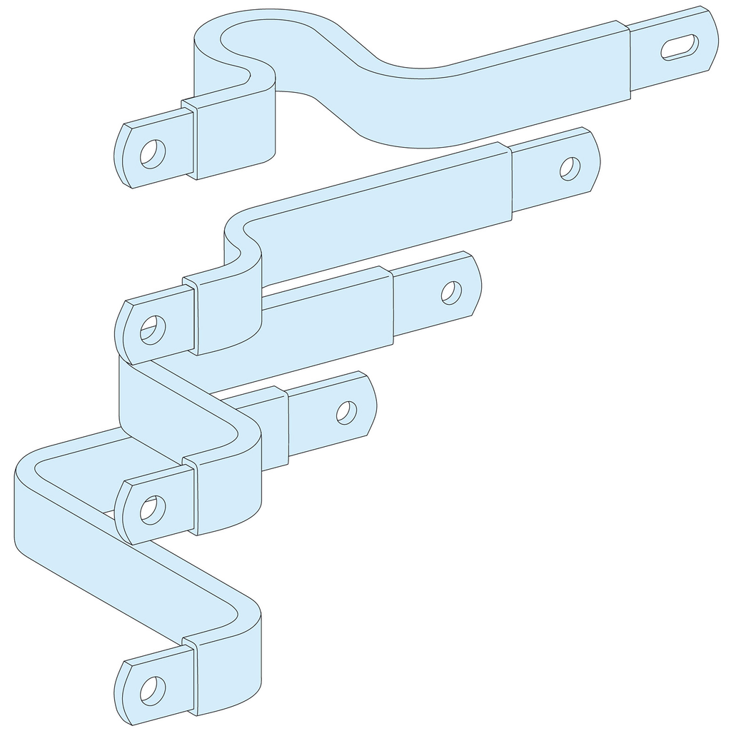 PrismaSeT P - Liaison JdB.V NSX100/250 - horizont. fixe maneton - 4P