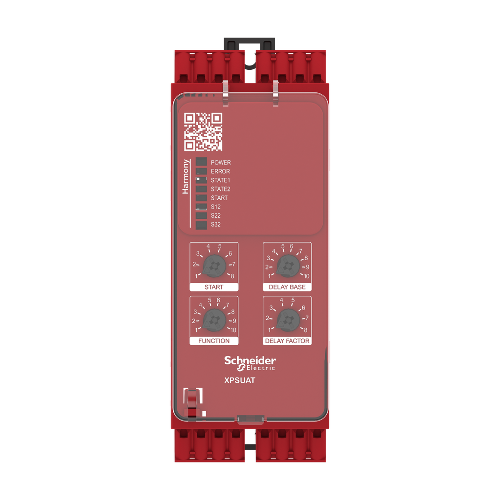 Preventa XPSU - module sécurité multifonctions - Cat4 - 6F1O - 48-230V - ressort