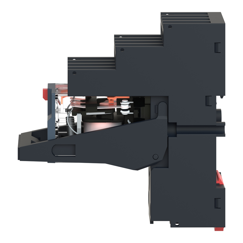 Harmony  RXM - relais monté sur embase cont séparés - 4OF - 6A - test - 230V