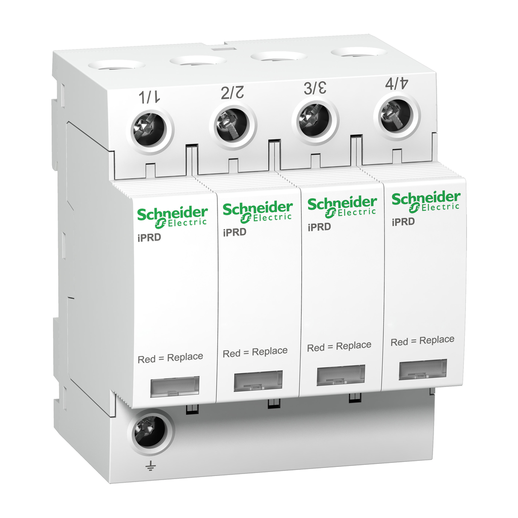 Acti9 - Parafoudre iPRD40r - 4P - 40kA - 460V IT avec report de signalisation