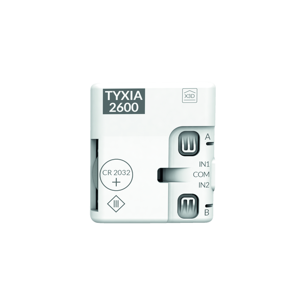 Tyxia 2600 | Emetteur nanomodule  2 voies alimenté par pile