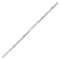 Bande de marquage en rouleau h = 7,5 mm / lg = 50m / Blanc