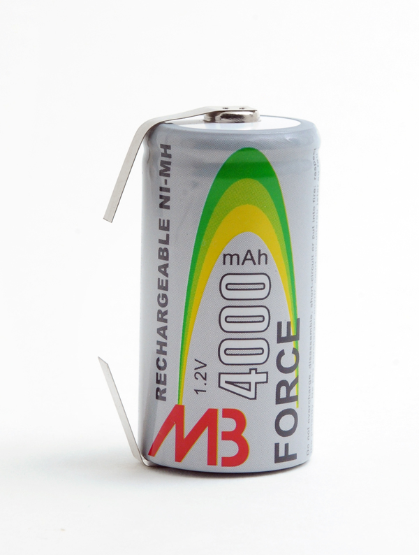 Accumulateur(s) Accus Nimh industriels 1x C 1.2V 4000mAh T2