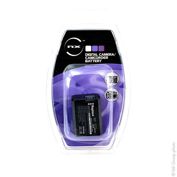 Blister(s) x 1 Batterie appareil photo - caméra 7.4V 1080mAh
