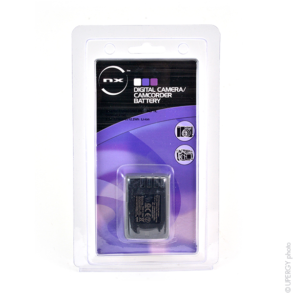 Blister(s) x 1 Batterie appareil photo - caméra 7.2V 2000mAh