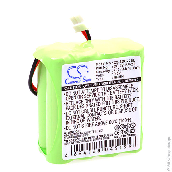 Unité(s) Batterie collier pour chien 9.6V 700mAh