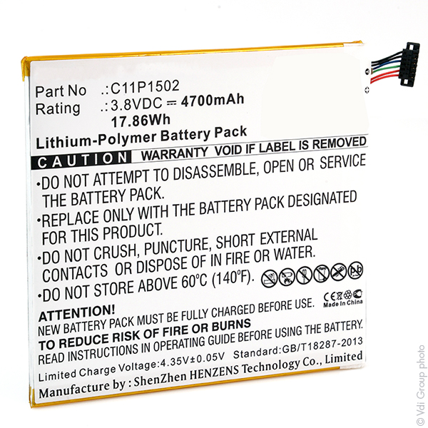 Batterie(s) Batterie tablette 3.8V 4700mAh