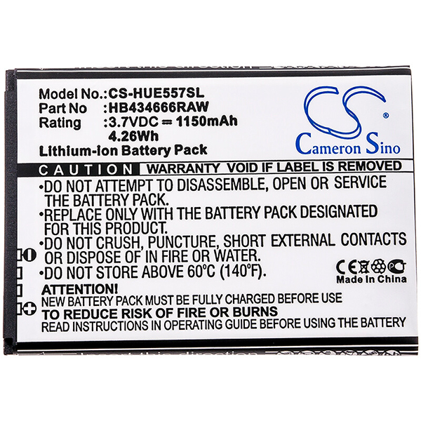 Blister(s) x 1 Batterie téléphone portable pour Huawei 3.7V 1150mAh