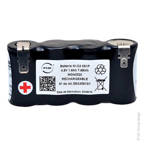 Batterie(s) Batterie eclairage secours 4x SC VNT 4S1P ST1 4.8V 1600mAh FAST