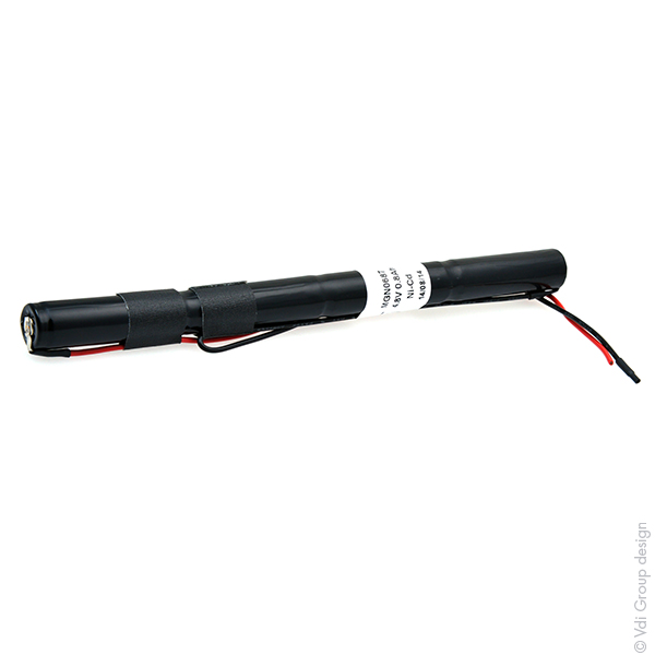 Pack(s) Batterie eclairage secours 4x AA HT 4S1P ST4 4.8V 800mAh Fils