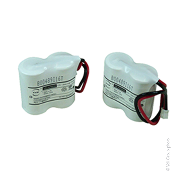 Pack(s) Batterie eclairage secours ; lot de 2 batteries : 2x SC ST1 2.4V 1.6Ah J