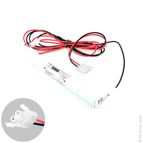 Batterie(s) Batterie eclairage secours 5xSC ST4 + AMP 6V 1.6Ah