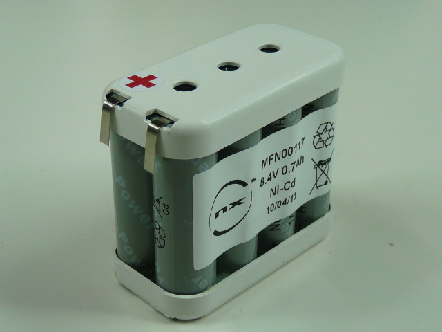 Pack(s) Batterie Nicd 7x AA 7S1P ST2 8.4V 700mAh T2