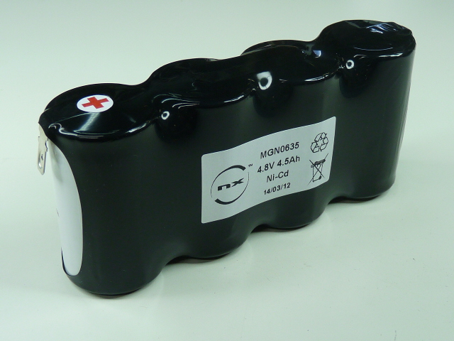 Pack(s) Batterie Nicd 4x D 4S1P ST1 4.8V 4500mAh Fast