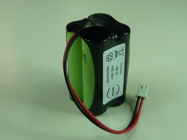 Pack(s) Batterie Nimh 4x AA 4S1P ST2 4.8V 2000mAh JST