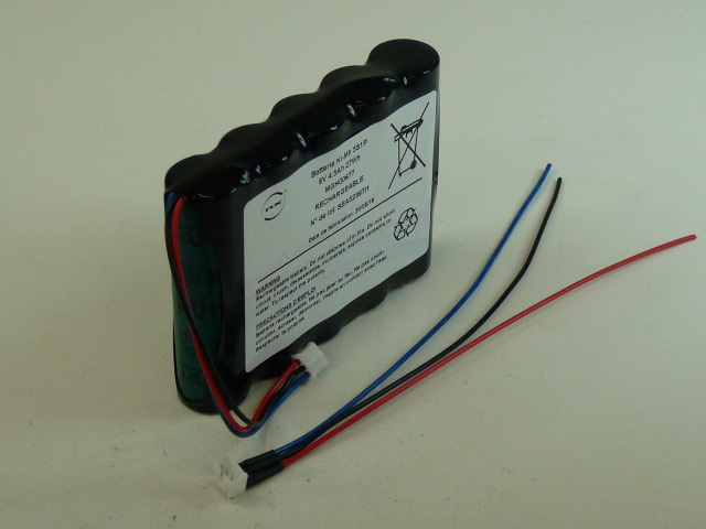 Pack(s) Batterie Nimh 5S1P ST1 6V 4.5Ah PHR