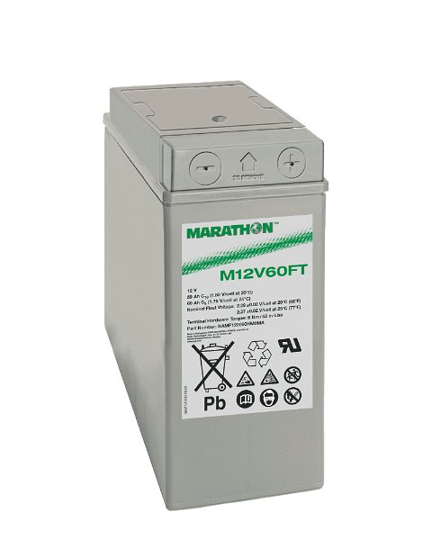 Batterie(s) Batterie telecom MARATHON M FT M12V60FT 12V 59Ah M6-M
