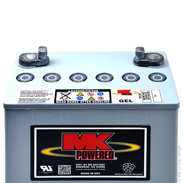 Batterie(s) Batterie plomb etanche gel MK M22NF-SLDG 12V 50Ah M6-M