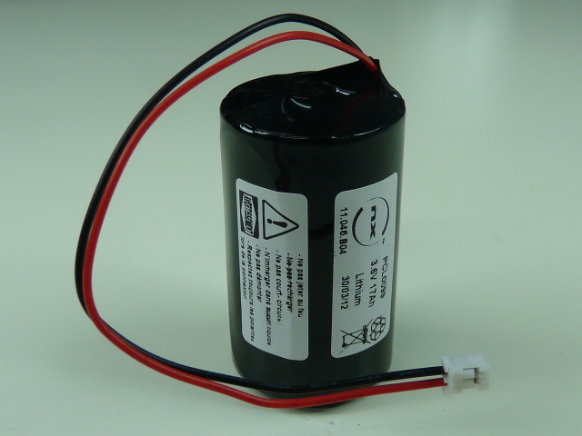 Unité(s) Pile lithium LS33600 D 3.6V 17Ah JST
