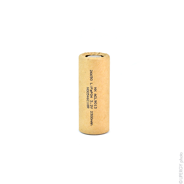 Accumulateur(s) Accus Lithium Fer Phosphate IFR-26650 LiFePO4 HD 3.2V 2300mAh