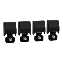 PanelSeT Accessoires - Kit de 4 pattes de fixation et caches - pour coffret S3D