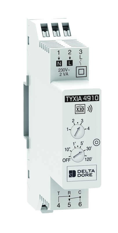 Tyxia 4910 | Récepteur modulaire radio 1 voie On/Off - Minuterie